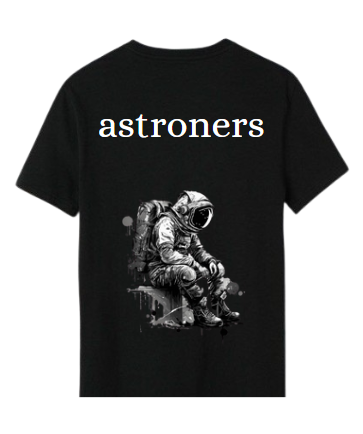 Astroners Black T-Shirt