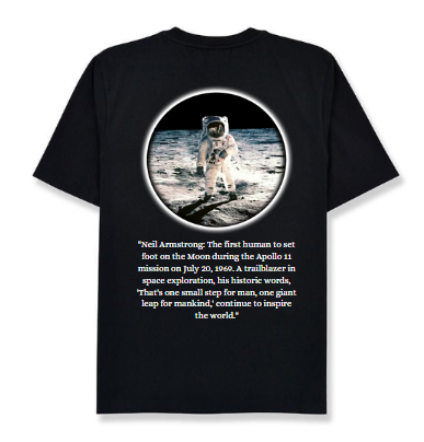 Astroners Black T-Shirt